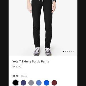 Women’s figs Yola straight scrub pants size small petite